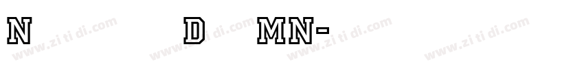 Normalise Din MN字体转换
